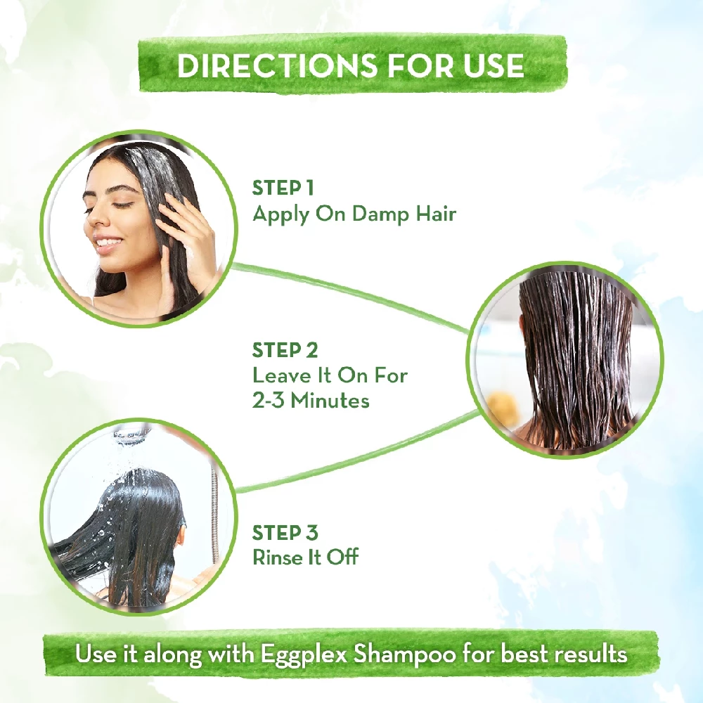 Eggplex Conditioner with Egg Protein & Collagen for Strength & Shine, 250 ml-5.webp